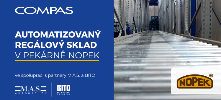 Video Automatizovaný regálový sklad v pekárně Nopek a.s.